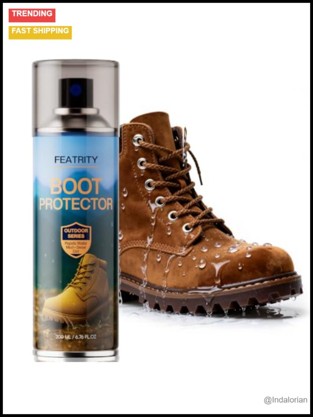 Waterproof Spray for Shoes & Boots Leather Suede Fabric Nano Coating